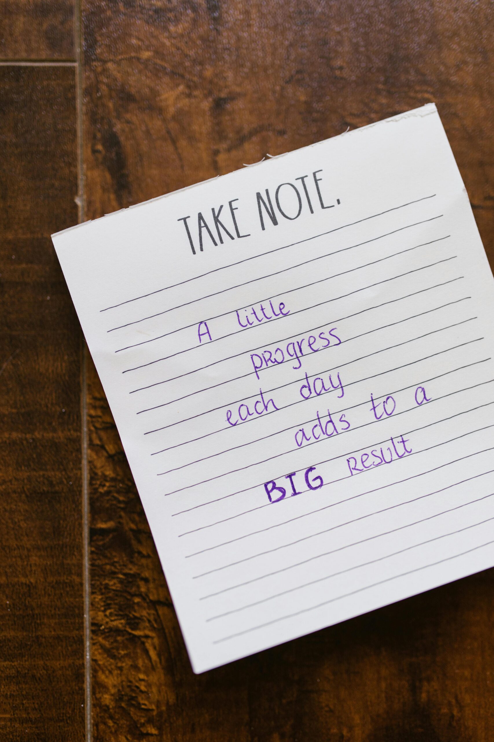 positive note